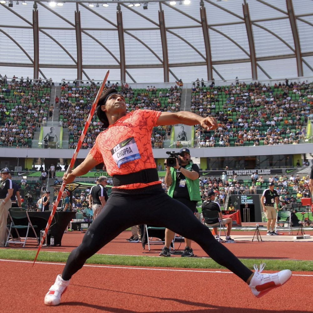 Indian star javelin thrower Neeraj Chopra