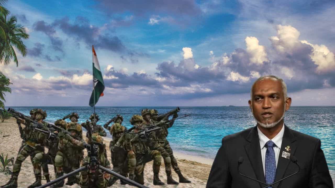 Maldives President Mohamed Muizzu: পায়ে পা লাগিয়ে ঝগড়া করছেন মুইজ্জু, ভারতের উপরে এত রাগ কেন? Maldives President Mohamed Muizzu: পায়ে পা লাগিয়ে ঝগড়া করছেন মুইজ্জু, ভারতের উপরে এত রাগ কেন?