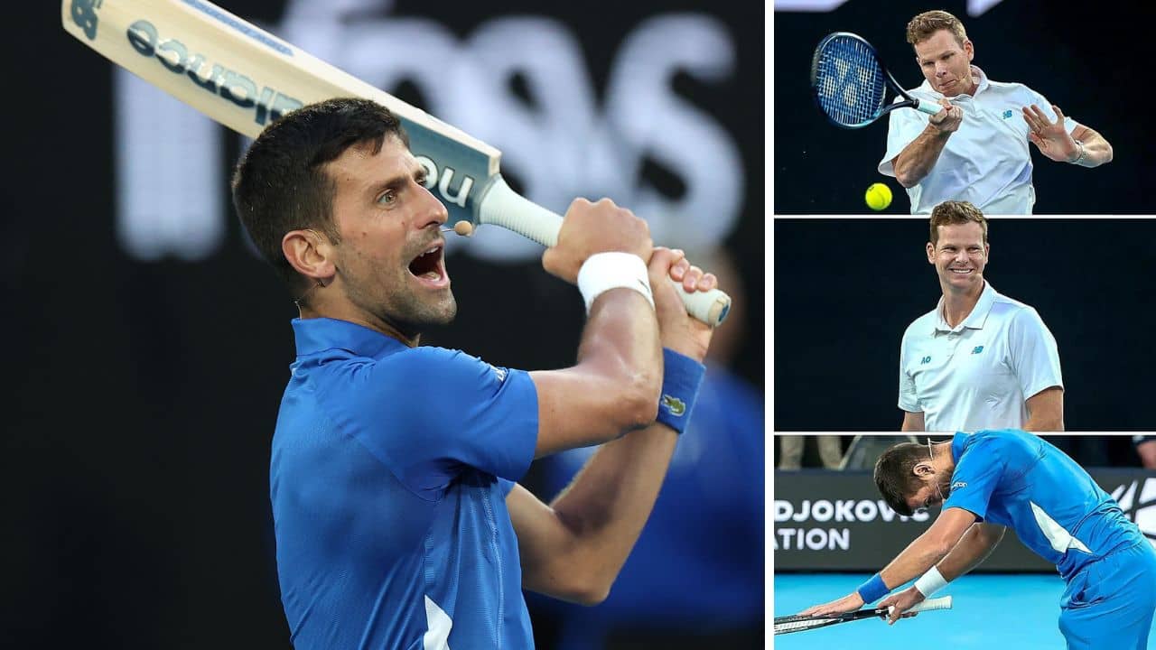 Watch Video: বোলার স্মিথ, ব্যাট ফেলে ব়্যাকেট খুঁজলেন জোকার