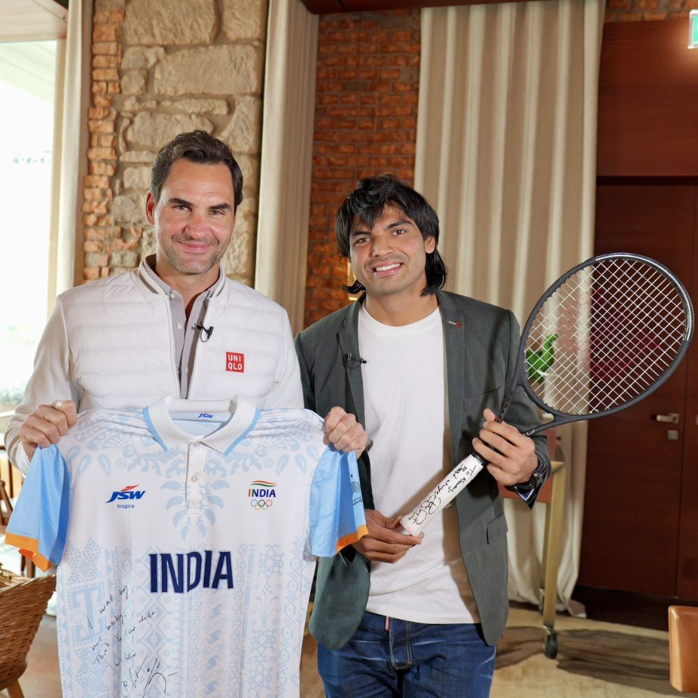 Roger Federer & Neeraj Chopra