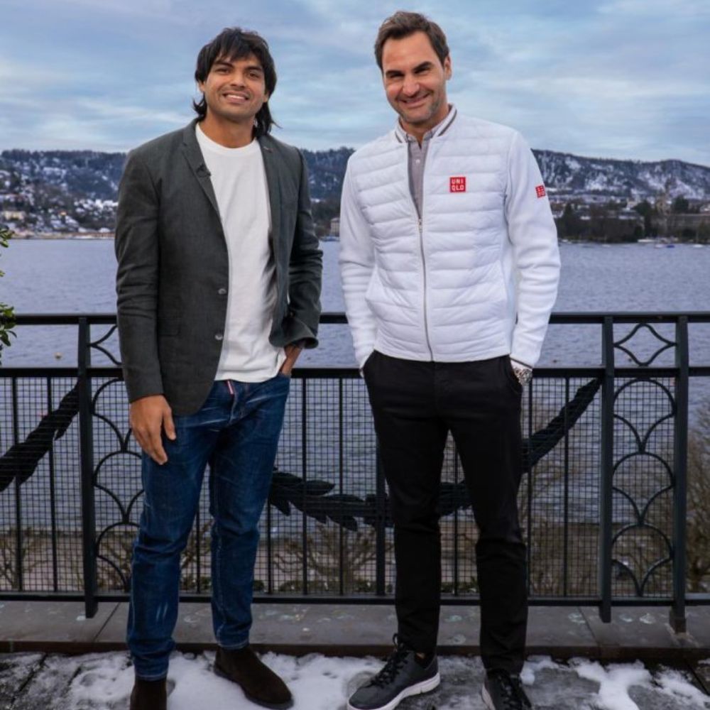 Roger Federer and Neeraj Chopra meets