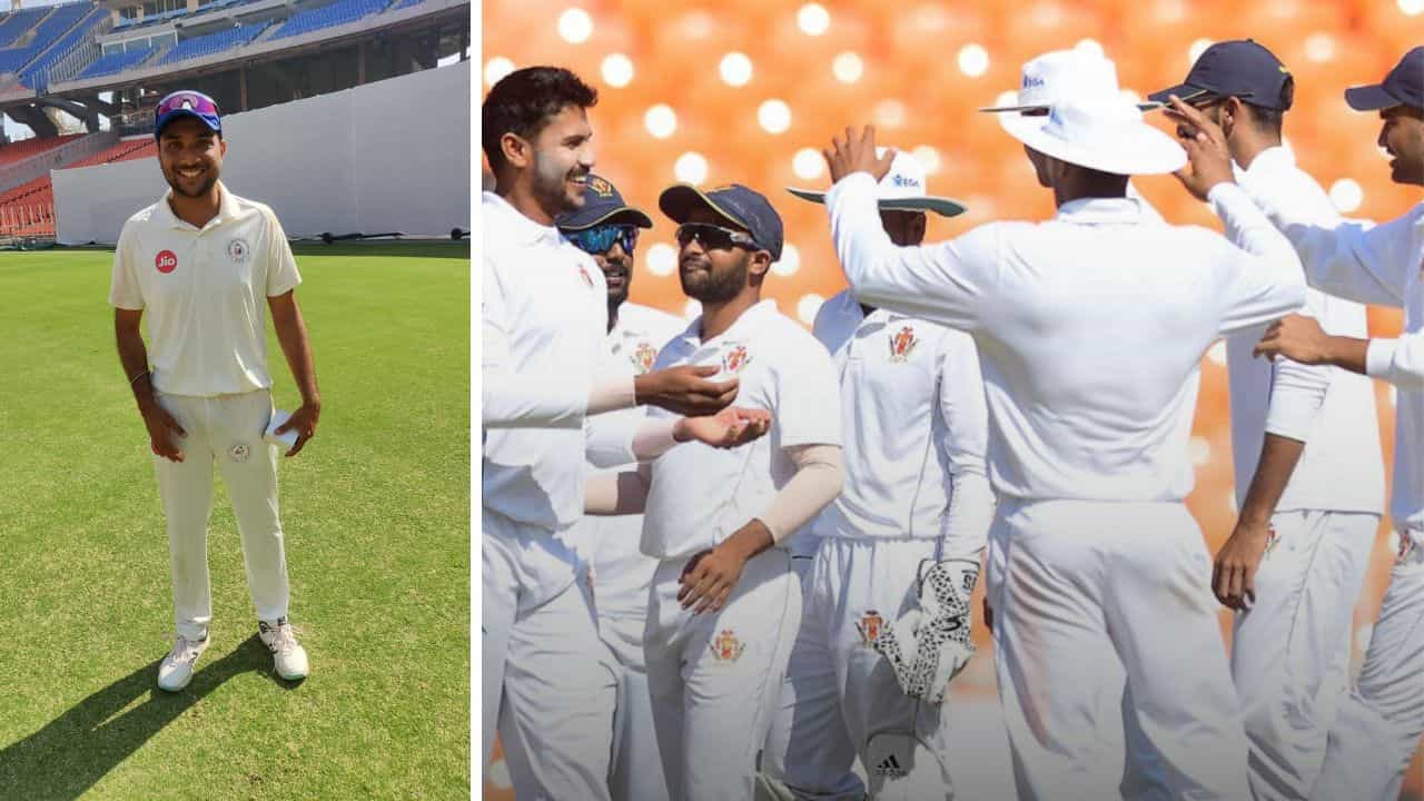 Ranji Trophy: রঞ্জিতে অবিশ্বাস্য ম্যাচ, ১১০ টার্গেট দিয়ে ৬ রানে জিতল গুজরাট! Ranji Trophy: রঞ্জিতে অবিশ্বাস্য ম্যাচ, ১১০ টার্গেট দিয়ে ৬ রানে জিতল গুজরাট!