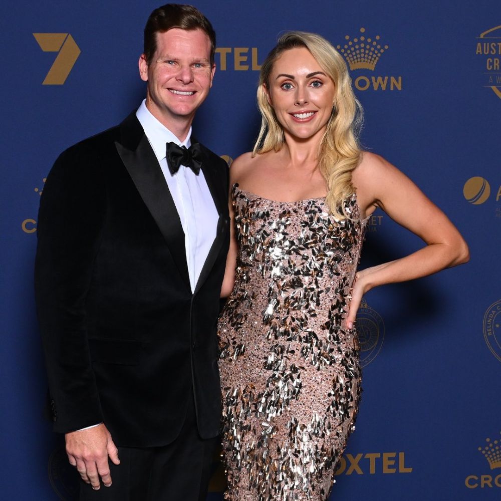 Steve Smith and his wife