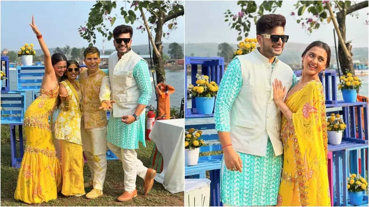 গায়ে হলুদ মেখে ভাইরাল, গোপনে বিয়ে সারছেন তেজস্বী-করণ? গায়ে হলুদ মেখে ভাইরাল, গোপনে বিয়ে সারছেন তেজস্বী-করণ?