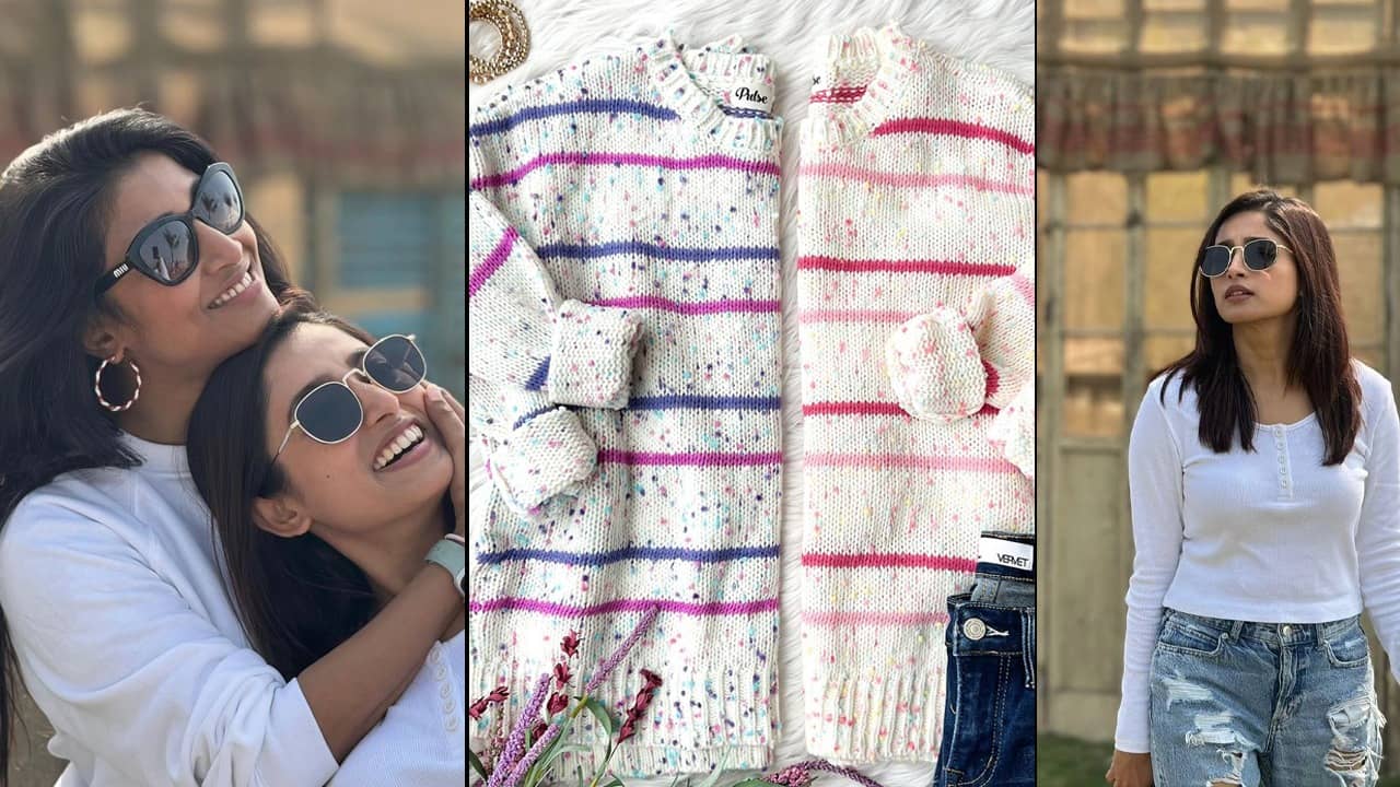 White winter outfit: ডেনিমের সঙ্গে সাদা জ্যাকেট-সোয়েটারই এখন কাঁপাচ্ছে দুনিয়া, জাঁকানো শীতে নজল কাড়ুন এই সহজ ফান্ডায়