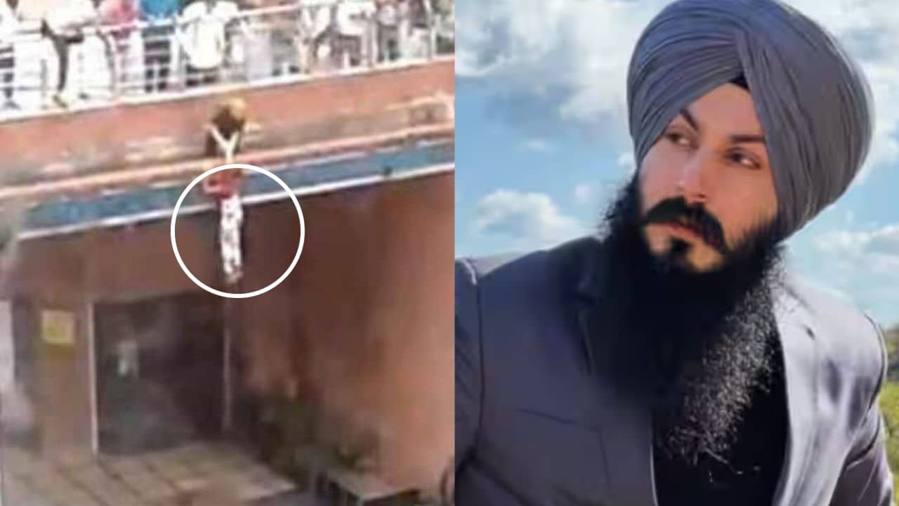 ঝুঁকি নিয়ে তরুণীর আত্মহত্যা আটকে হিরো অভিনেতা! রইল হাড়হিম করা ভিডিয়ো