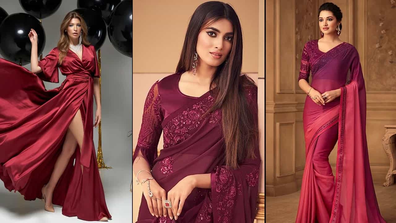 Red wine color trend: রাত কাঁপাতে ফ্যাশনে in 'রেড ওয়াইন',  কালেকশনে আছে তো?