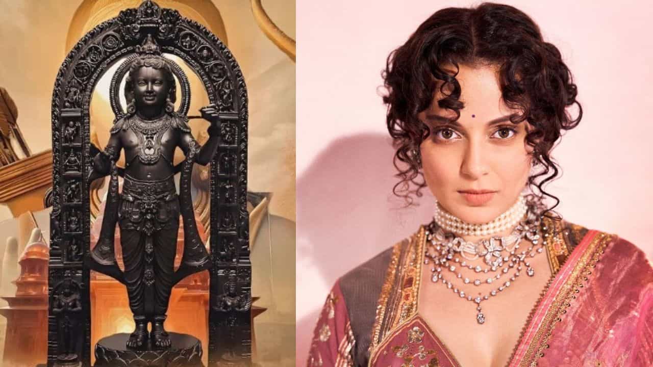 রামমন্দিরে রামের মূর্তি দেখে মোহিত কঙ্গনা, শুদ্ধ হিন্দিতে বললেন, 'আমি মুগ্ধ'