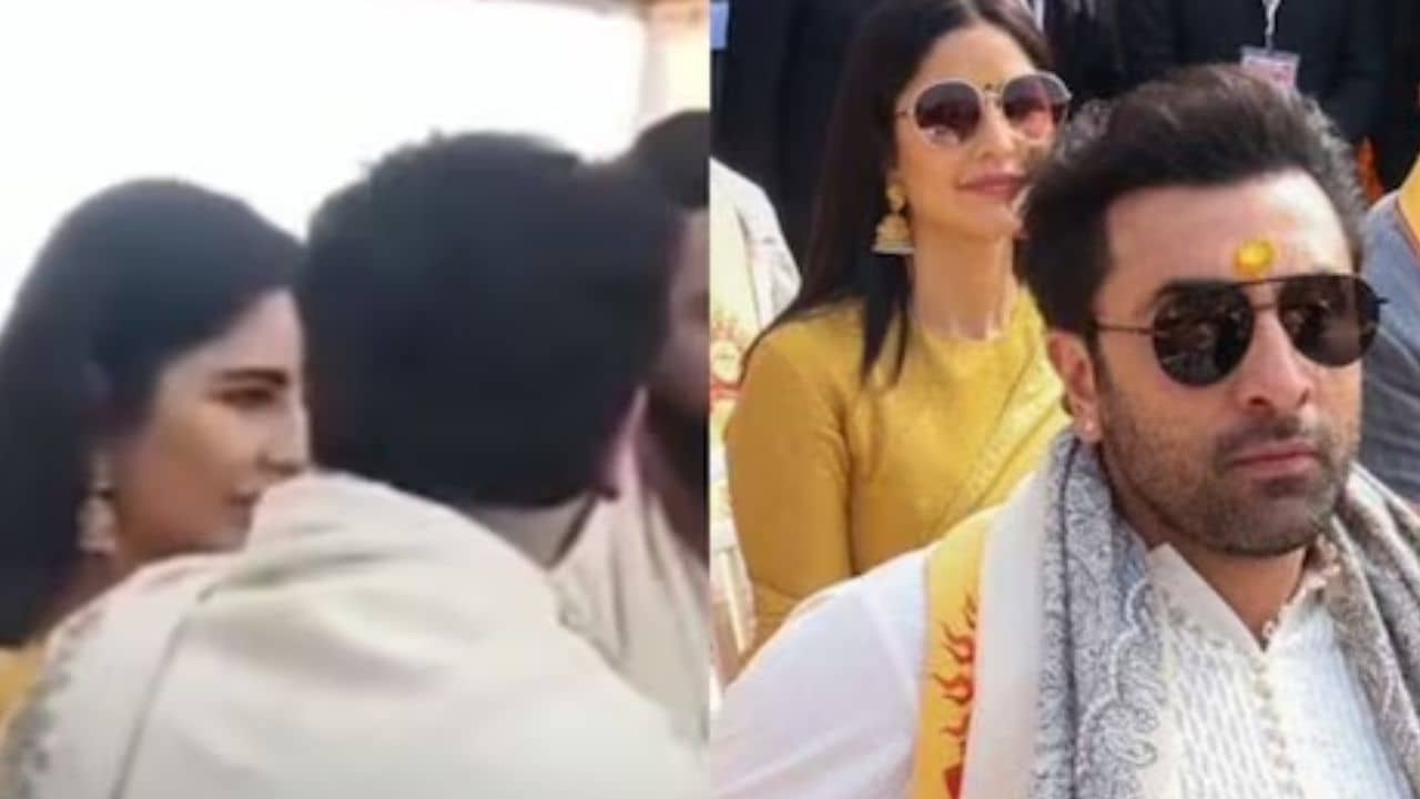 রামমন্দিরে ক্যাটকে দেখে নিজেকে সামলাতে পারলেন না রণবীর! কী করলেন দেখুন...