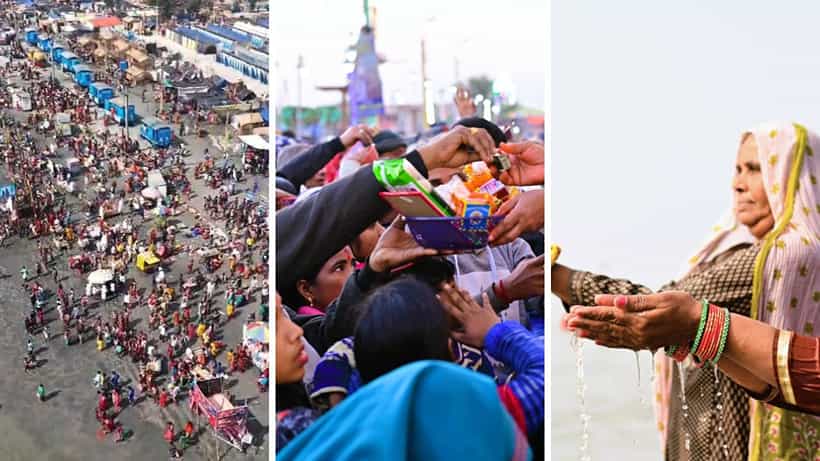 Ganga Sagar: রাত ১২ টা থেকেই সমুদ্রে লক্ষ লক্ষ পুণ্যার্থীর স্নান, পরিষেবা পেতে হয়রান যাত্রীরা