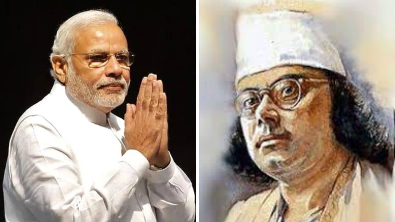 Narendra Modi: রাম মন্দির উদ্বোধনের আগে কাজী নজরুলের গান পোস্ট করলেন মোদী