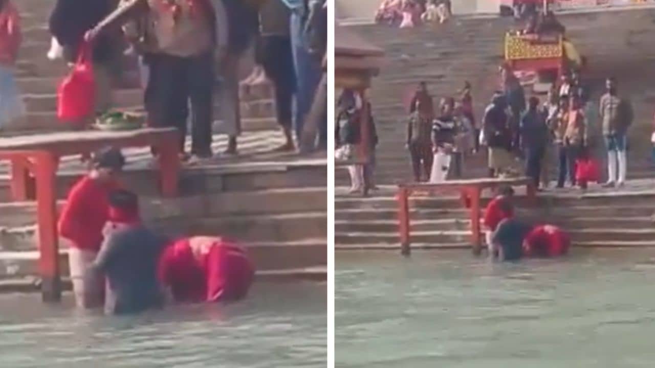 Haridwar: সারবে ব্লাড ক্যান্সার, সন্তানকে নিয়ে ৫ মিনিট ধরে চলল ডুব, তারপর...