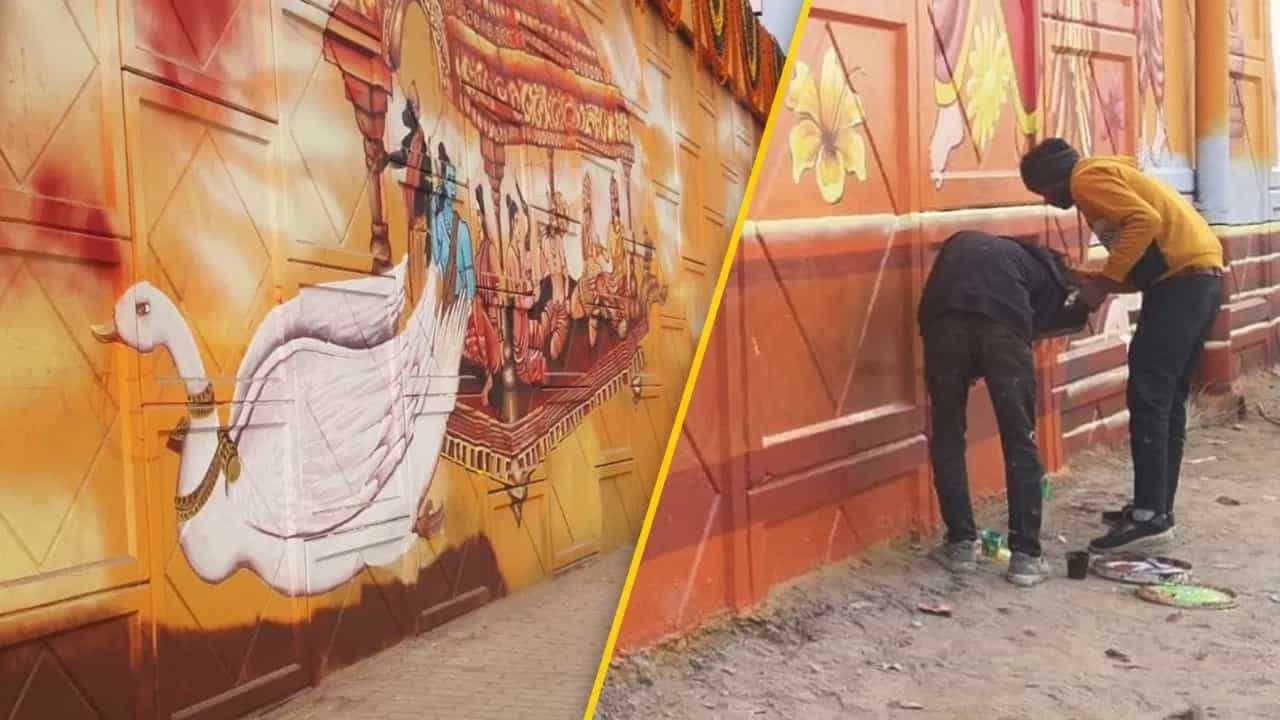 Ram Mandir: 'রামময়' অযোধ্যা, তুলিতে রামলালার জন্ম থেকে রামচরিতের তুলসীদাস Ram Mandir: 'রামময়' অযোধ্যা, তুলিতে রামলালার জন্ম থেকে রামচরিতের তুলসীদাস