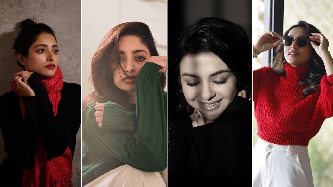 Winter style ideas: জাঁকানো শীতে কাঁপানো ফ্যাশন হোক লাল-নীল-সবুজের স্টাইলিশ সোয়েটারে