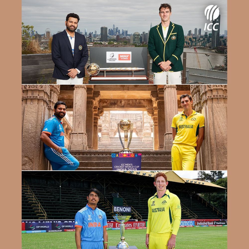 ICC poster ahead of India U 19 vs Australia U 19 WC final