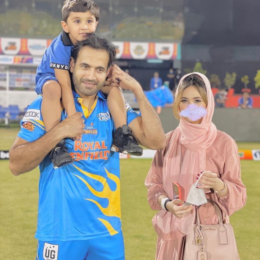 Irfan Pathan Reveals Wife Safa Baig's Face On their 8th Marriage Anniversary