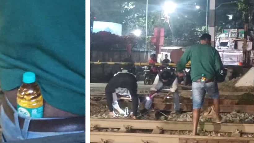 Khardah: বন্ধ সোদপুর ও খরদহ স্টেশনের ৮ নম্বর রেলগেট, কোমরে মদের বোতল গুঁজে কাজে ব্যস্ত রেলকর্মীরা