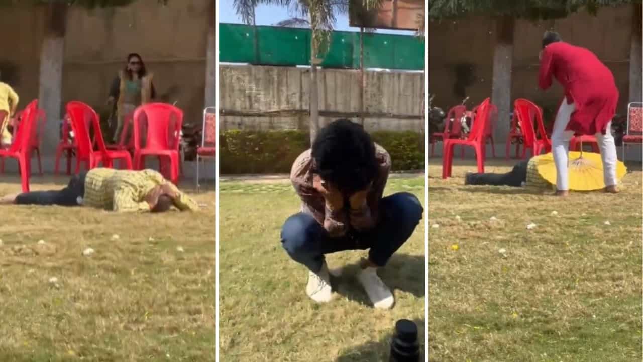 Video: হুলের ভয়ে বিয়েবাড়ি হল আতঙ্কপুরী! পালাল পাত্র-পাত্রীও, হাসপাতালে ১২ Video: হুলের ভয়ে বিয়েবাড়ি হল আতঙ্কপুরী! পালাল পাত্র-পাত্রীও, হাসপাতালে ১২