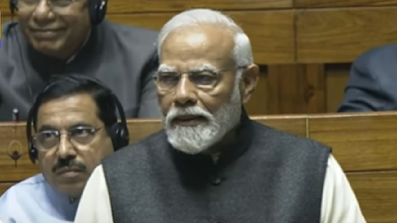 Pm Modi In Lok Sabha Bjp Nda Bengali News