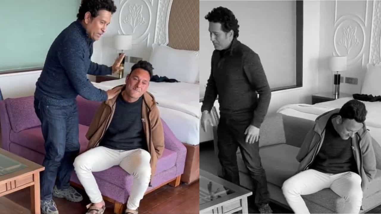Sachin Tendulkar Watch: ভূস্বর্গে ভক্তকে দেখা দিলেন ঈশ্বর, কী উপহার দিলেন সচিন? Sachin Tendulkar Watch: ভূস্বর্গে ভক্তকে দেখা দিলেন ঈশ্বর, কী উপহার দিলেন সচিন?