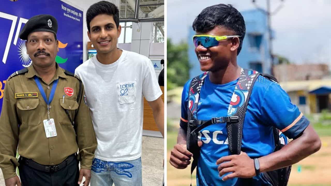 Shubman Gill: রাঁচি বিমানবন্দরের গেটে রবিনের বাবার সঙ্গে দেখা, কী বললেন GT ক্যাপ্টেন শুভমন? Shubman Gill: রাঁচি বিমানবন্দরের গেটে রবিনের বাবার সঙ্গে দেখা, কী বললেন GT ক্যাপ্টেন শুভমন?