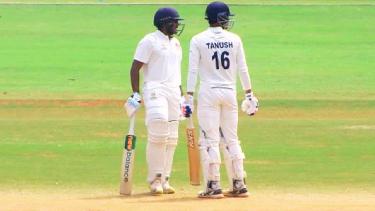 Ranji Trophy 2024: ৭৮ বছরে প্রথম বার, মুম্বইয়ের ১০ ও ১১ নম্বর ব্যাটার সেঞ্চুরি করে তাক লাগালেন Ranji Trophy 2024: ৭৮ বছরে প্রথম বার, মুম্বইয়ের ১০ ও ১১ নম্বর ব্যাটার সেঞ্চুরি করে তাক লাগালেন