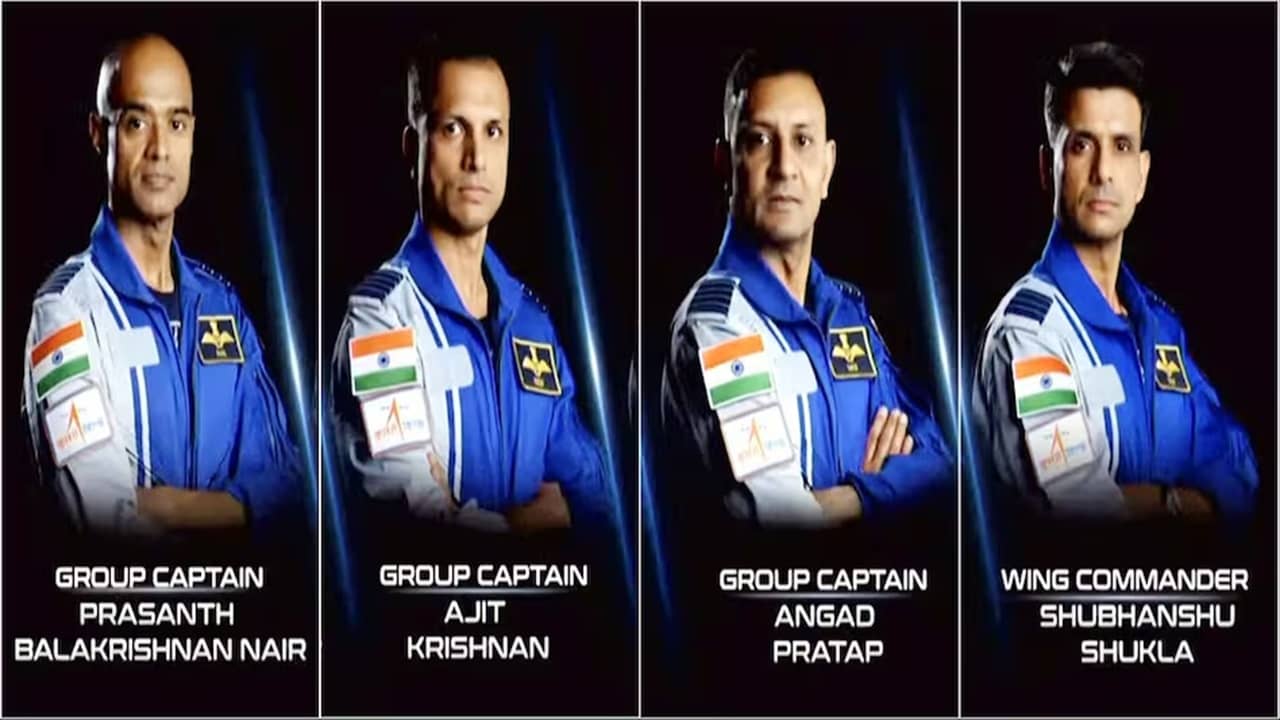গগনযানে চেপে প্রথমবার মহাকাশে পাড়ি চার নভোচারীর, চিনে নিন তাদের