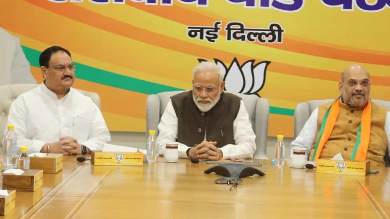 BJP meeting in Delhi: ১১০০০ প্রতিনিধিকে নিয়ে বৈঠকে বসছেন মোদী-নাড্ডা, উঠতে পারে সন্দেশখালি প্রসঙ্গ BJP meeting in Delhi: ১১০০০ প্রতিনিধিকে নিয়ে বৈঠকে বসছেন মোদী-নাড্ডা, উঠতে পারে সন্দেশখালি প্রসঙ্গ