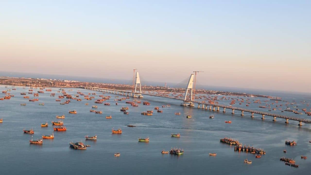 Longest Cable Bridge: দীর্ঘতম কেবল ব্রিজ উদ্বোধন করলেন প্রধানমন্ত্রী, প্রকাশ্যে সেই ছবি