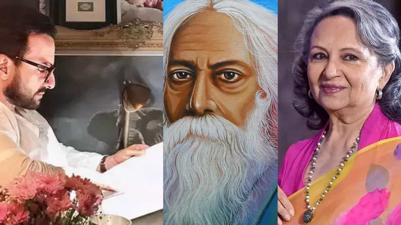 বাঙালি মা, ঠাকুর পরিবারের রক্ত শরীরে; বাংলা জানেন না, সইফ রবীন্দ্রনাথের গীতাঞ্জলি পড়েছেন অনুবাদে বাঙালি মা, ঠাকুর পরিবারের রক্ত শরীরে; বাংলা জানেন না, সইফ রবীন্দ্রনাথের গীতাঞ্জলি পড়েছেন অনুবাদে