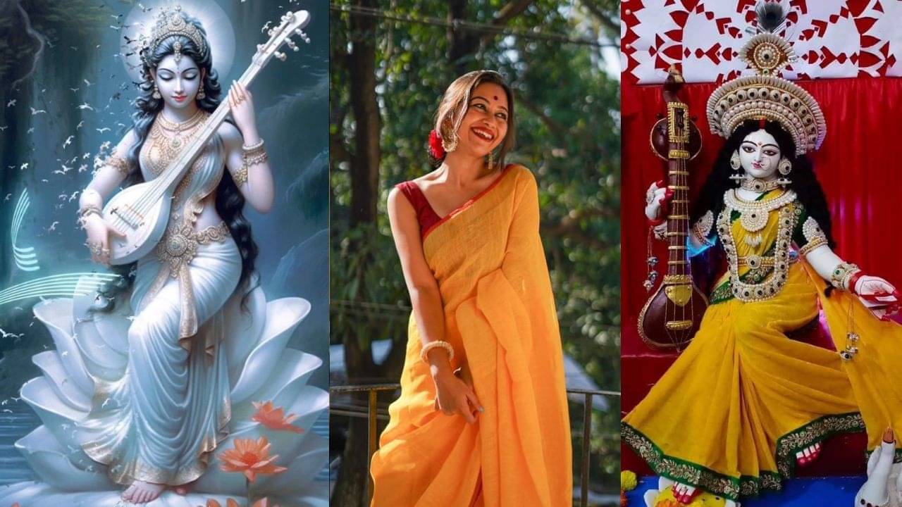 Basant Panchami 2024: সরস্বতীর প্রিয় রঙ কী? পুজোয় কোন রঙের শাড়ি পরা সবচেয়ে শুভ?