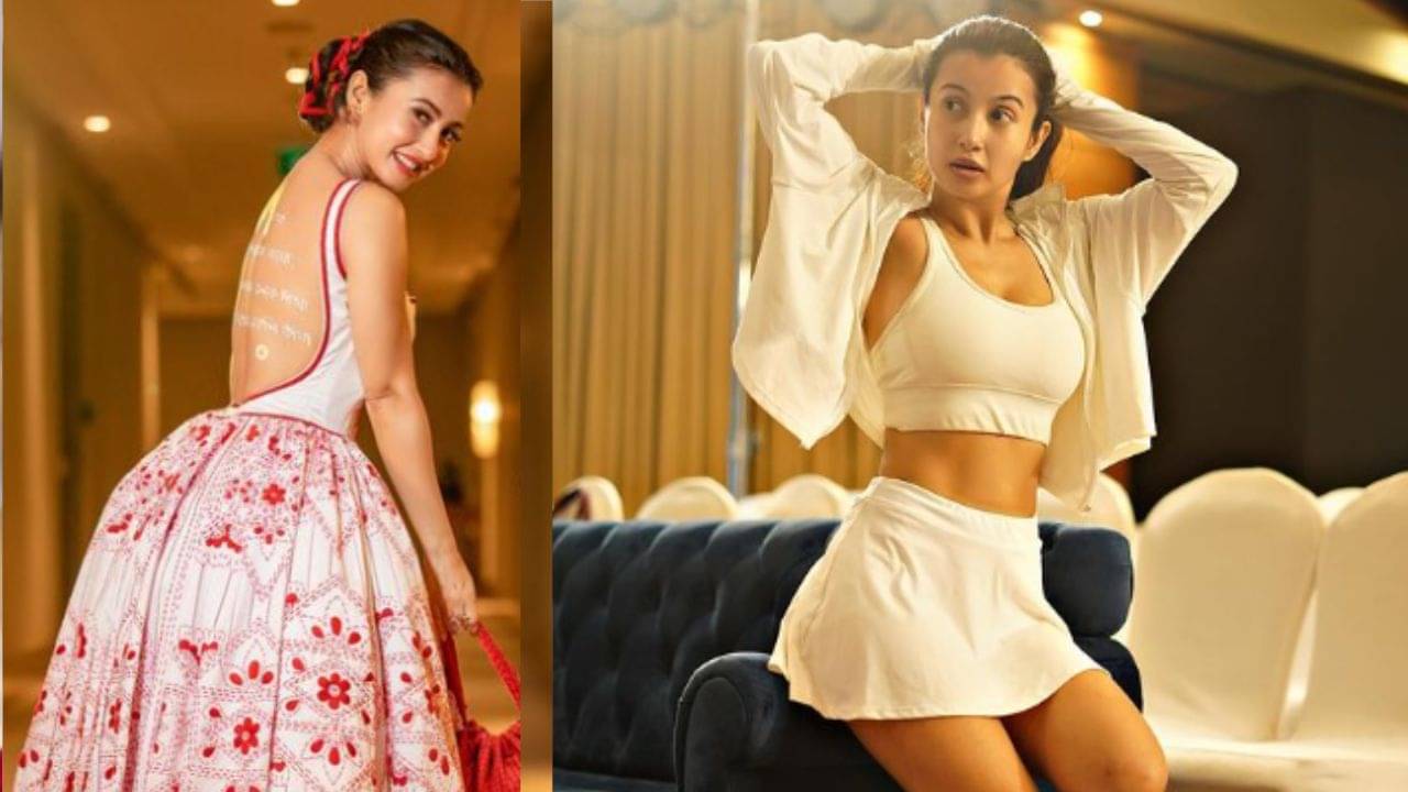 মনামীর পিঠ জুড়ে এসব কী লেখা? পলকে ভাইরাল সিনেপাড়ার হটডিভা