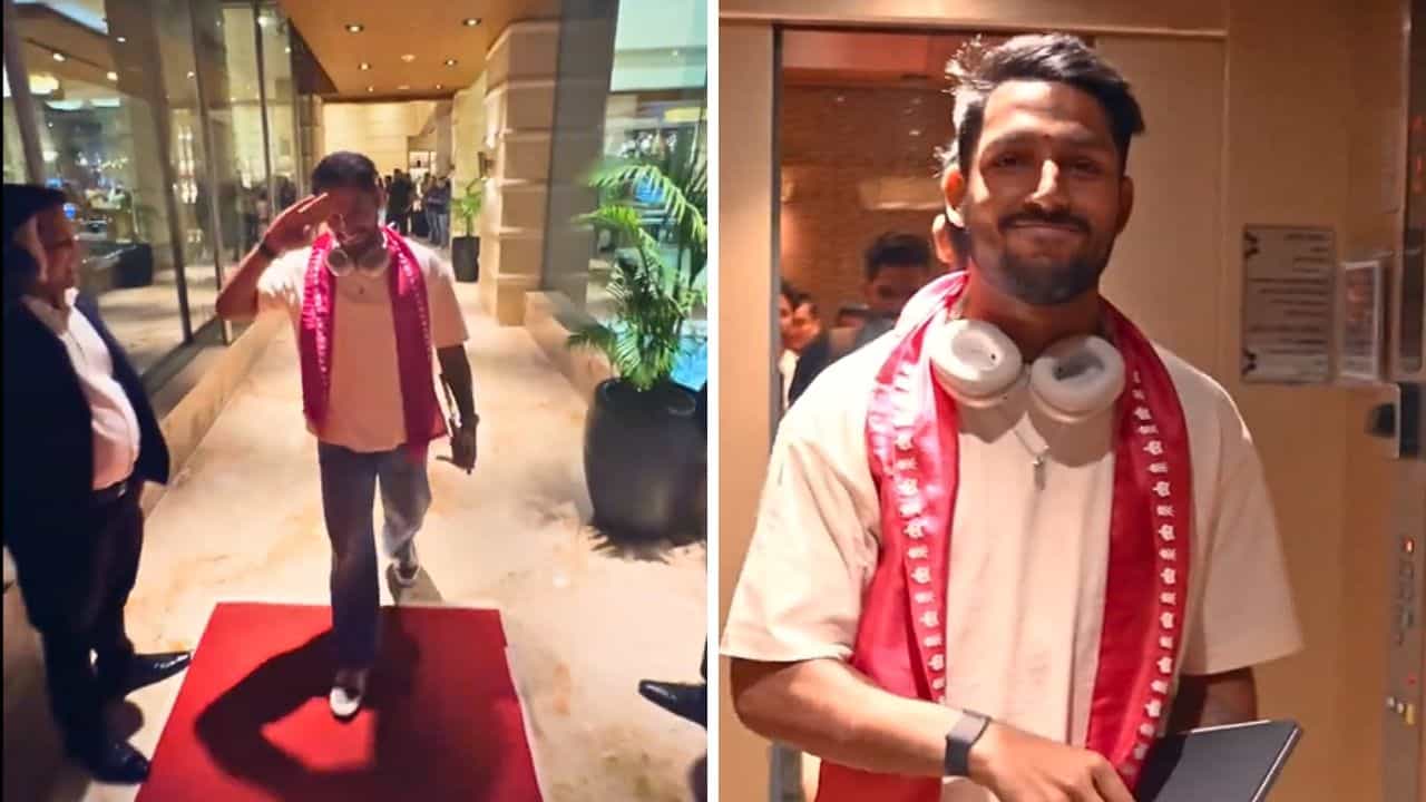 Dhruv Jurel: রাজস্থানের দুর্গে ধ্রুব জুরেলকে স্যালুট জানিয়ে গ্র্যান্ড ওয়েলকাম, রইল ভিডিয়ো Dhruv Jurel: রাজস্থানের দুর্গে ধ্রুব জুরেলকে স্যালুট জানিয়ে গ্র্যান্ড ওয়েলকাম, রইল ভিডিয়ো