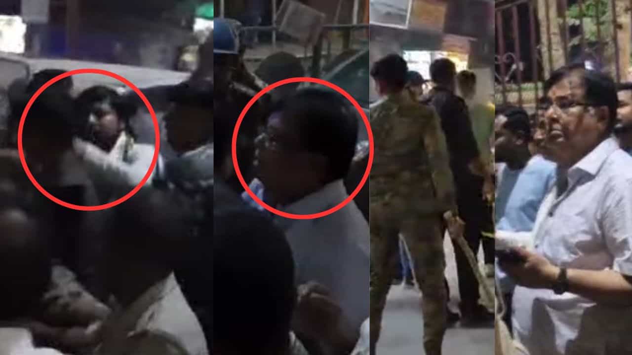 Nisith-Udayan Guha Clash: 'এই..এই' 'চিৎকার করছেন কী?', ছুটে গেলেন নিশীথ, তেড়ে এলেন উদয়নও, মন্ত্রীদের হাতাহাতি থামাতে গিয়ে মার খেলেন SDPO Nisith-Udayan Guha Clash: 'এই..এই' 'চিৎকার করছেন কী?', ছুটে গেলেন নিশীথ, তেড়ে এলেন উদয়নও, মন্ত্রীদের হাতাহাতি থামাতে গিয়ে মার খেলেন SDPO