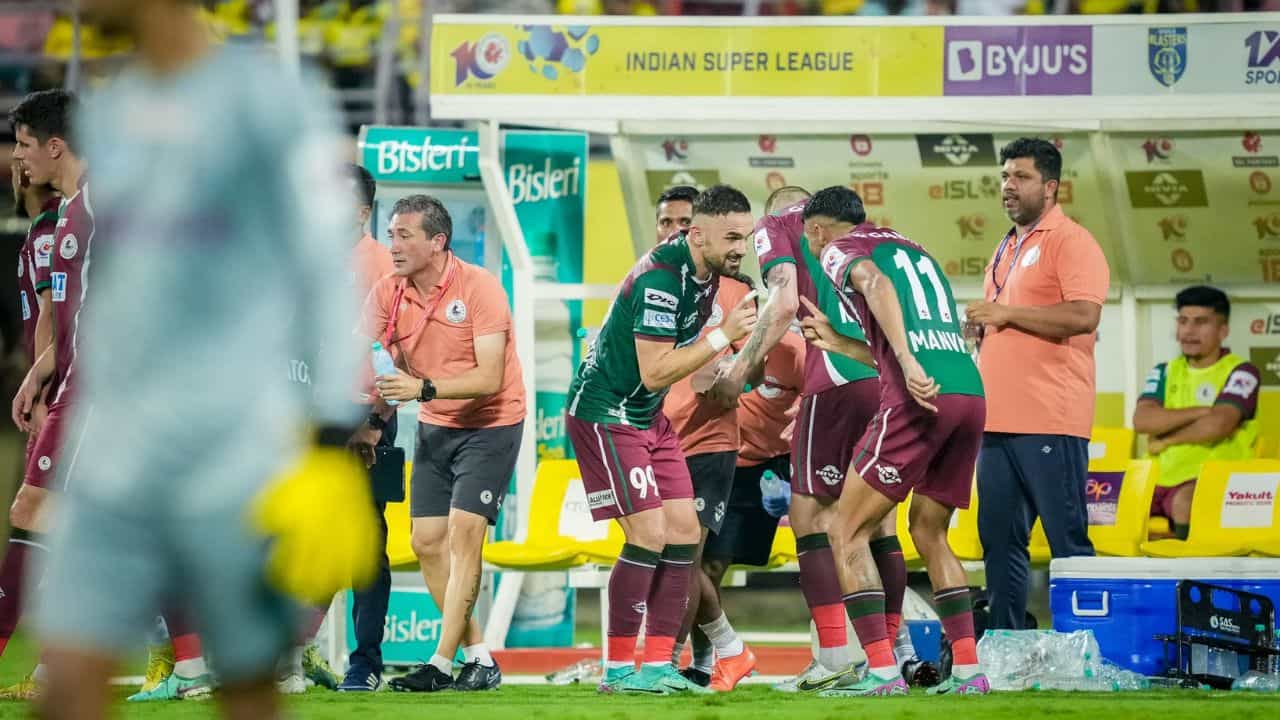 ISL, Mohun Bagan: সাত গোলের ম্যাচে তিন পয়েন্ট নিয়েই মাঠ ছাড়ল নাছোড়বান্দা মোহনবাগান ISL, Mohun Bagan: সাত গোলের ম্যাচে তিন পয়েন্ট নিয়েই মাঠ ছাড়ল নাছোড়বান্দা মোহনবাগান