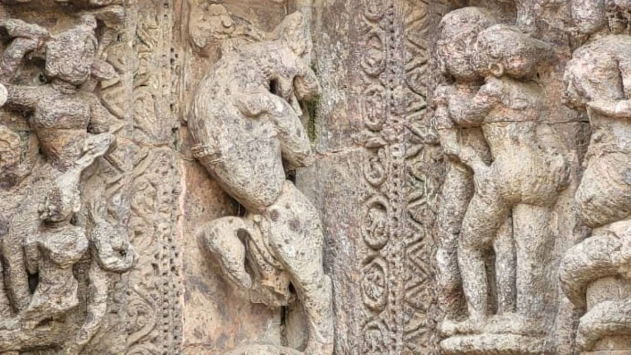 এই সবের গায়েই খোদিত রয়েছে প্রচুর চিত্র, যাতে ফুটে ওঠে যৌনতা। যৌনতার বিভিন্ন ধরনও ফুটে উঠেছে সেখানে। 
