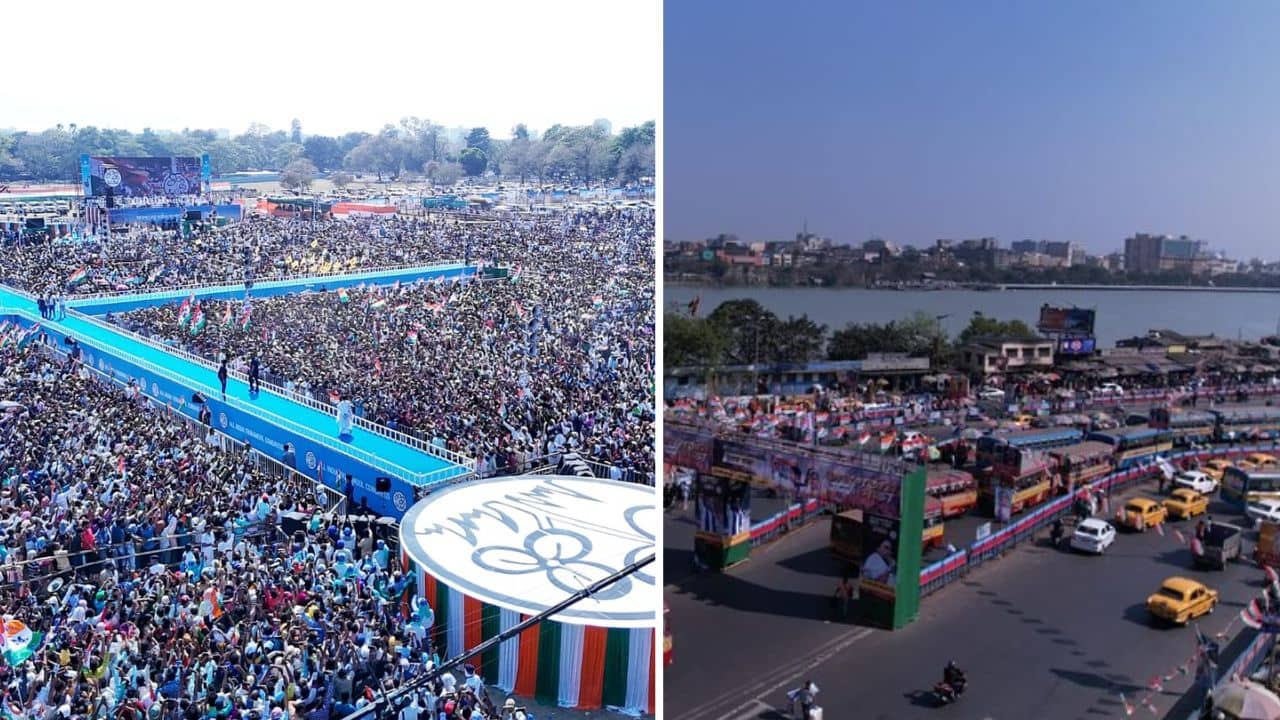 TMC: মমতাদের জনগর্জনে এল ৬,৫৮৪ বাস, ভাড়া কত?