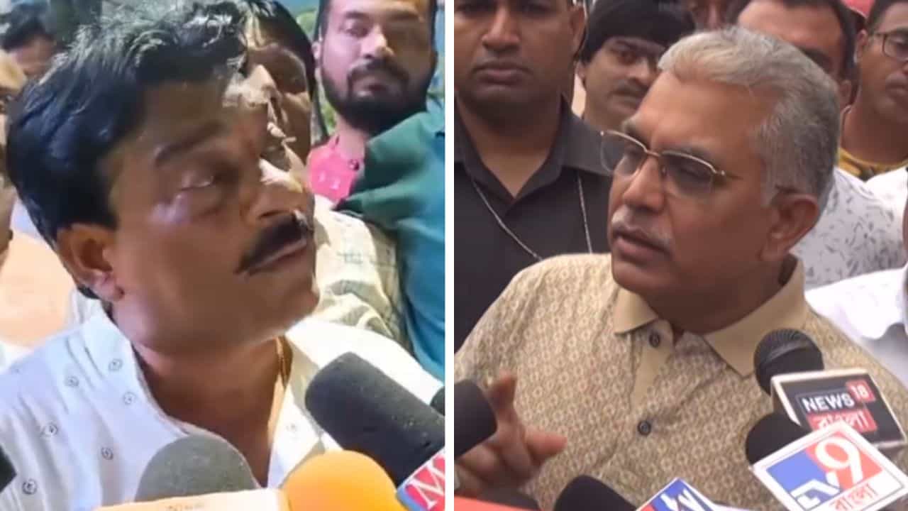 Dilip Ghosh: 'বিয়ে করলে বউয়ের ধোলাই খেতে হতো', দিলীপ নিয়ে 'বেলাগাম' তৃণমূলের খোকন Dilip Ghosh: 'বিয়ে করলে বউয়ের ধোলাই খেতে হতো', দিলীপ নিয়ে 'বেলাগাম' তৃণমূলের খোকন