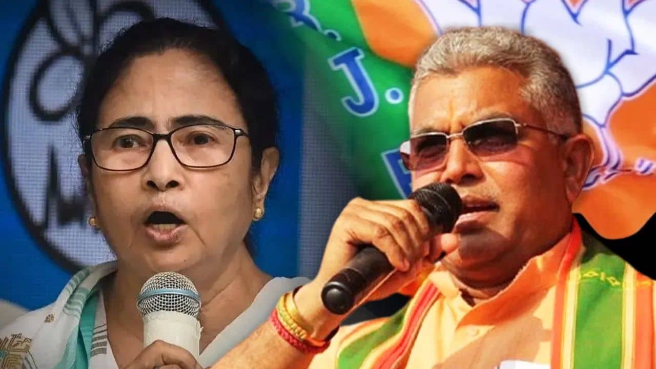 TMC on Dilip Ghosh: মমতার পিতৃ পরিচয় বিতর্কে দিলীপের বিরুদ্ধে বড়সড় নালিশ করে এলেন চন্দ্রিমারা
