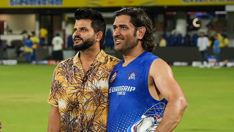 MS Dhoni: চিপকে মাহি-রায়নার ব্রোম্যান্স, ভিডিয়ো না দেখলেই মিস...