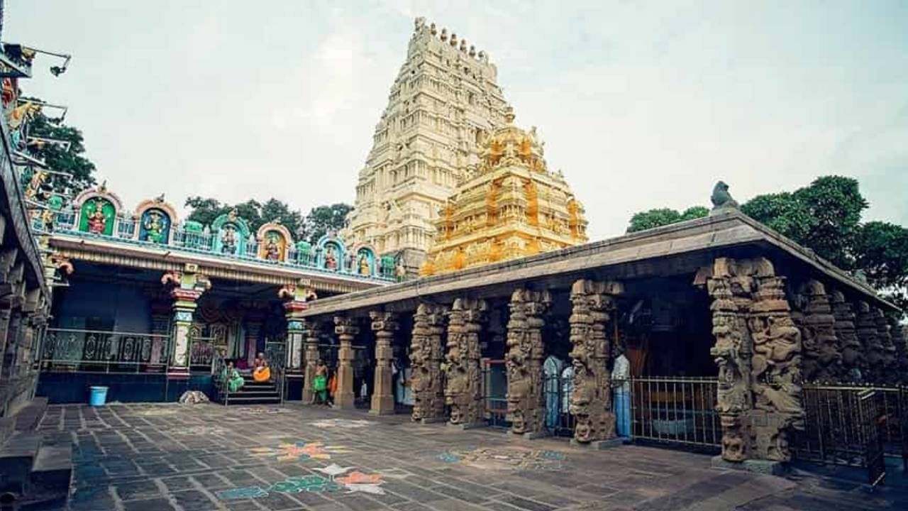 মল্লিকার্জুন মন্দির, অন্ধ্র প্রদেশ: শ্রীসাইলাম পাহাড়ে অবস্থিত এই মন্দির। মহাদেব এবং পার্বতী জড়িয়ে এই মন্দিরের সঙ্গে। এই স্থানকে সতীপীঠ হিসাবেও ধরা হয়। নাল্লমালা জঙ্গলের মধ্যে দিয়ে যেতে হয় এই মন্দিরে। 