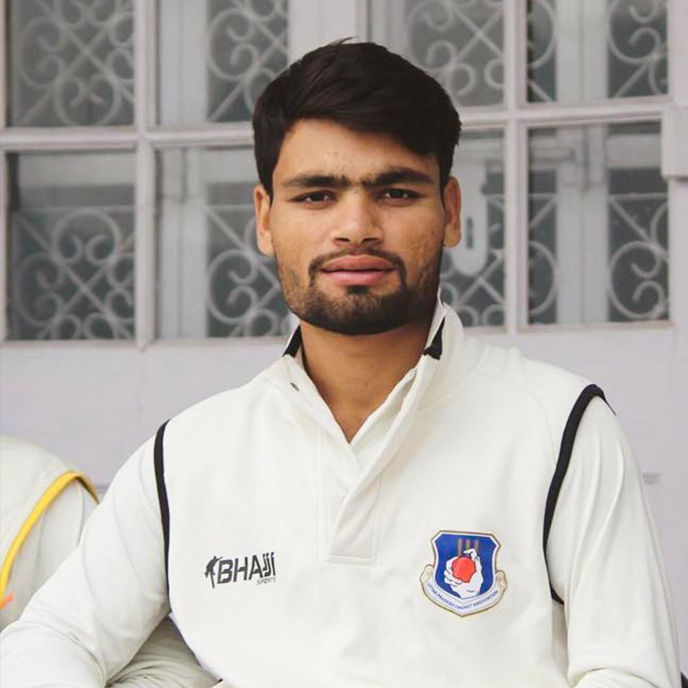 Rinku Singh during domestic cricket