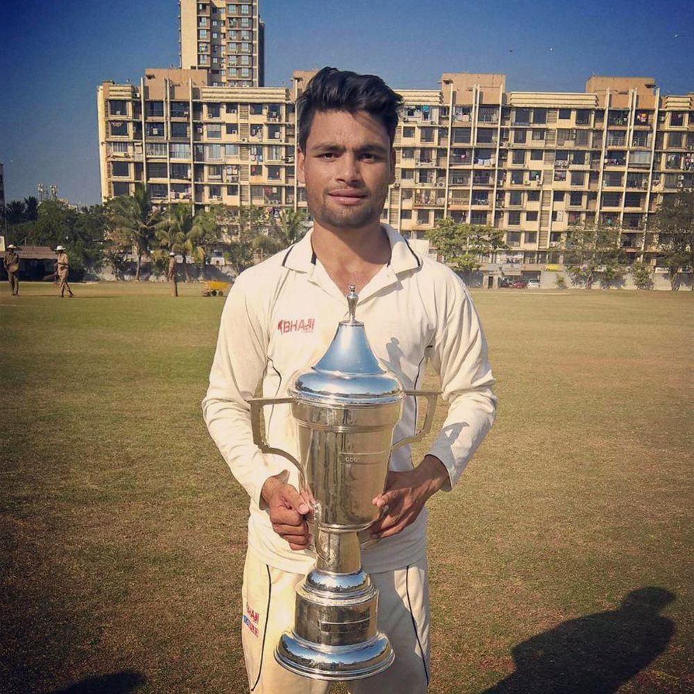 Rinku Singh with a trophy