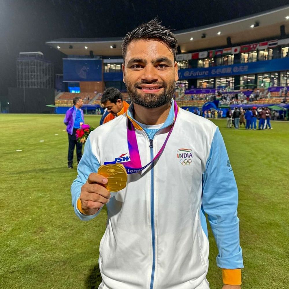 Rinku Singh won Asian Games gold