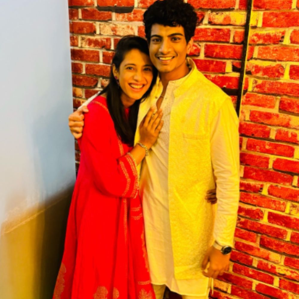 Smriti Mandhana with bf Palash Muchhal