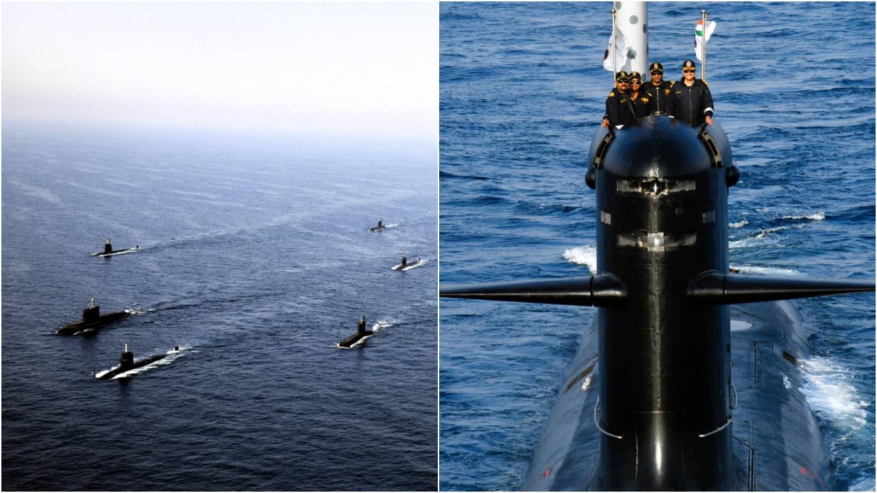 Indian Navy: সারা বিশ্ব দেখল হাঁ করে, আরব সাগরে একসঙ্গে নৌসেনার ৮ সাবমেরিনের দাপট!