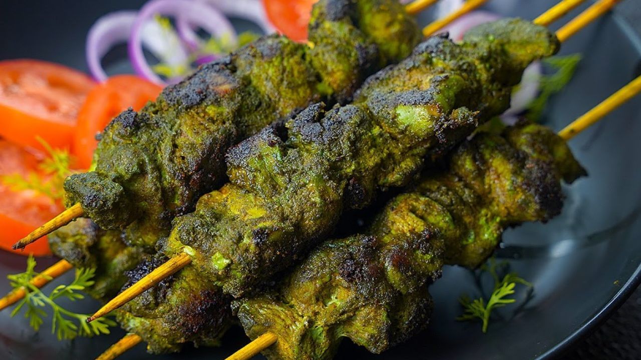 chicken hariyali kabab