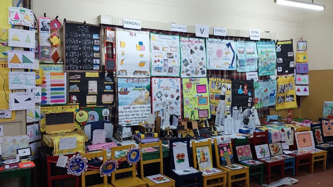 Gokhale Memorial খুদে হাতের কাজে রঙিন হয়ে উঠল গোখেল মেমোরিয়ালের