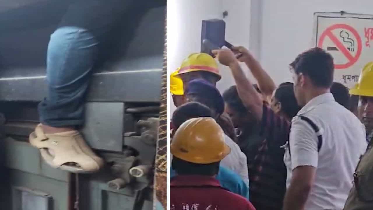 Alipur DM Office: লিফটে ঝুলছে পা, আলিপুর ডিএম অফিসে শিউরে ওঠার মতো দৃশ্য Alipur DM Office: লিফটে ঝুলছে পা, আলিপুর ডিএম অফিসে শিউরে ওঠার মতো দৃশ্য