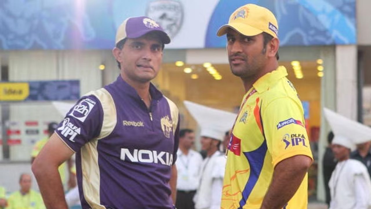 ms dhoni and sourav ganguly in ipl
